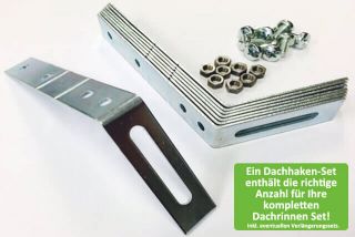 Dachhaken Set für PVC & Zink